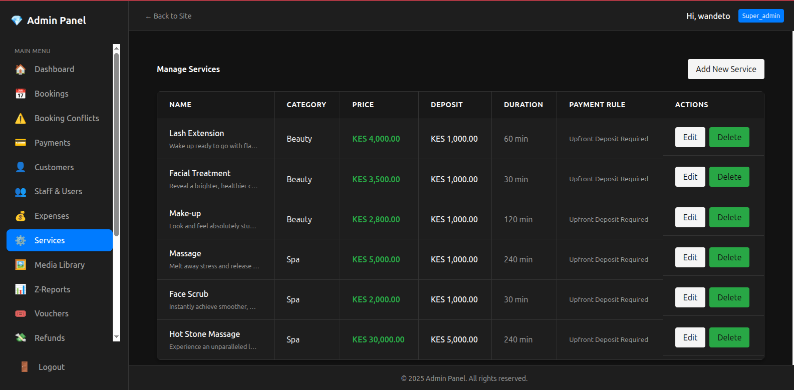 Aptly Service Management